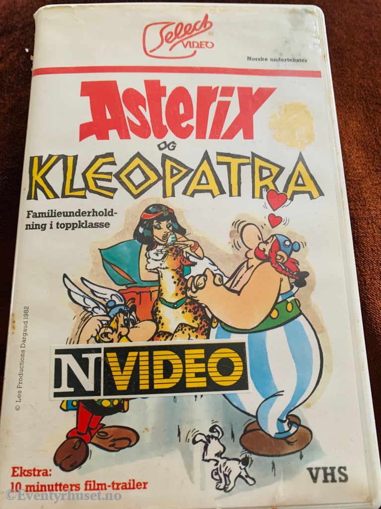 Asterix og Kleopatra. VHS. VHS Big Box