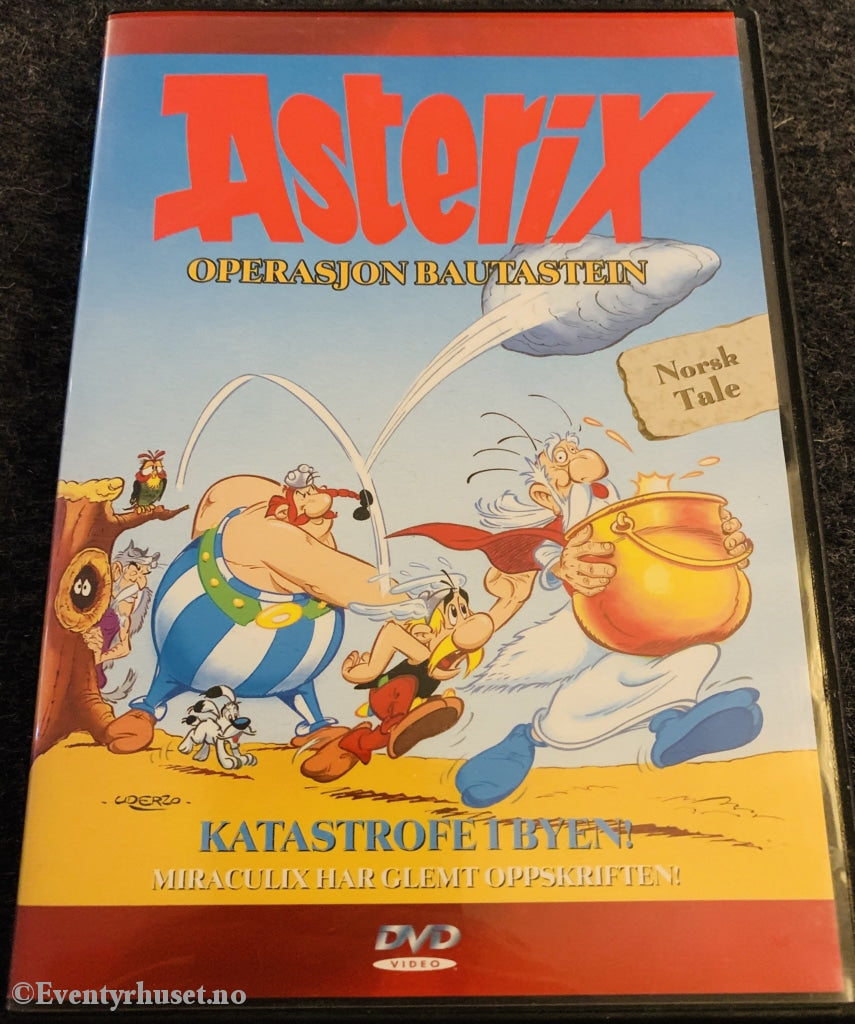 Asterix - Operasjon Bautastein. Katastrofebyen! 1989. Dvd. Dvd