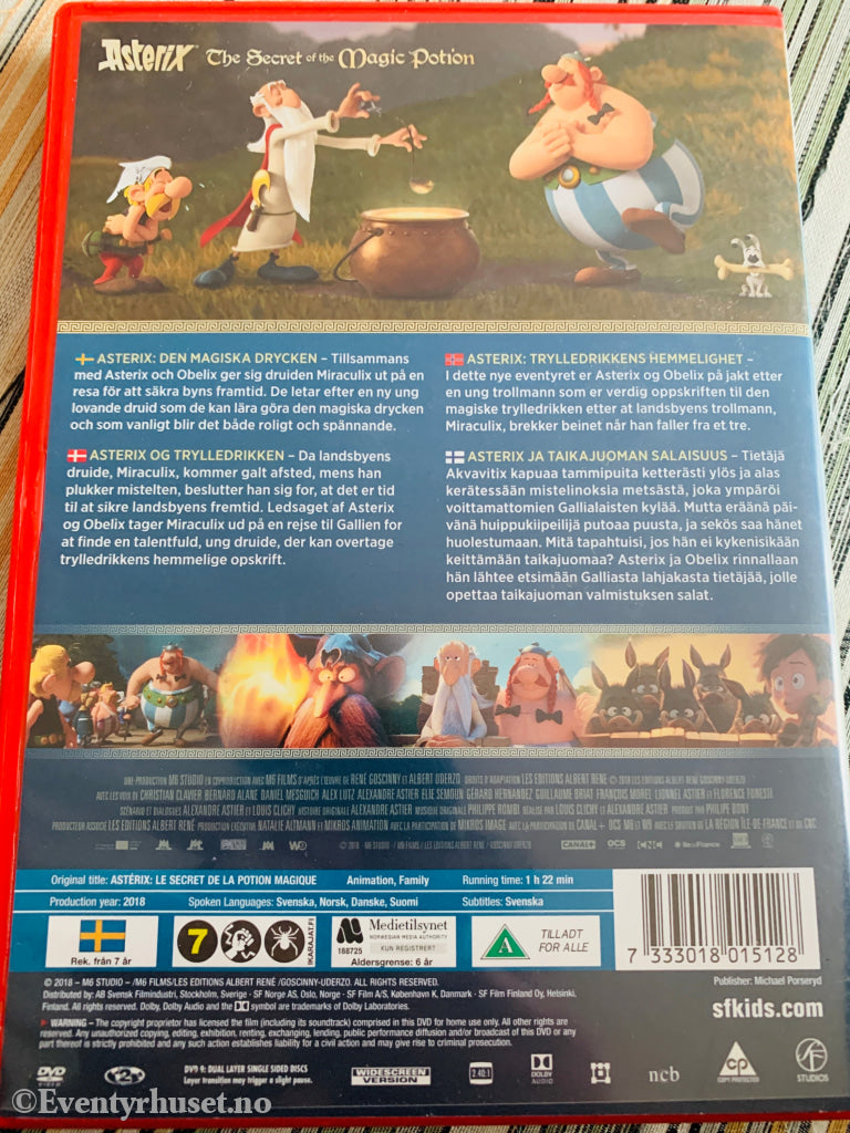 Asterix - The Secret Of The Magic Potion. Dvd. Dvd