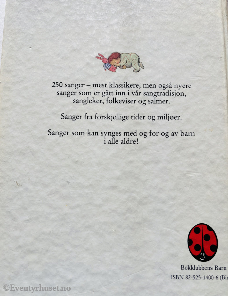 Astrid Holen og Harald Nordberg. Den store barnesangboka I. 1988. Barnebok.