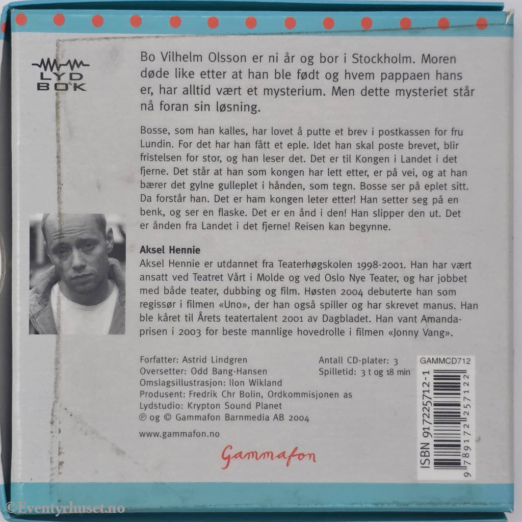 Astrid Lindgren. 1954. Mio min Mio. Lydbok på CD. Lydbok