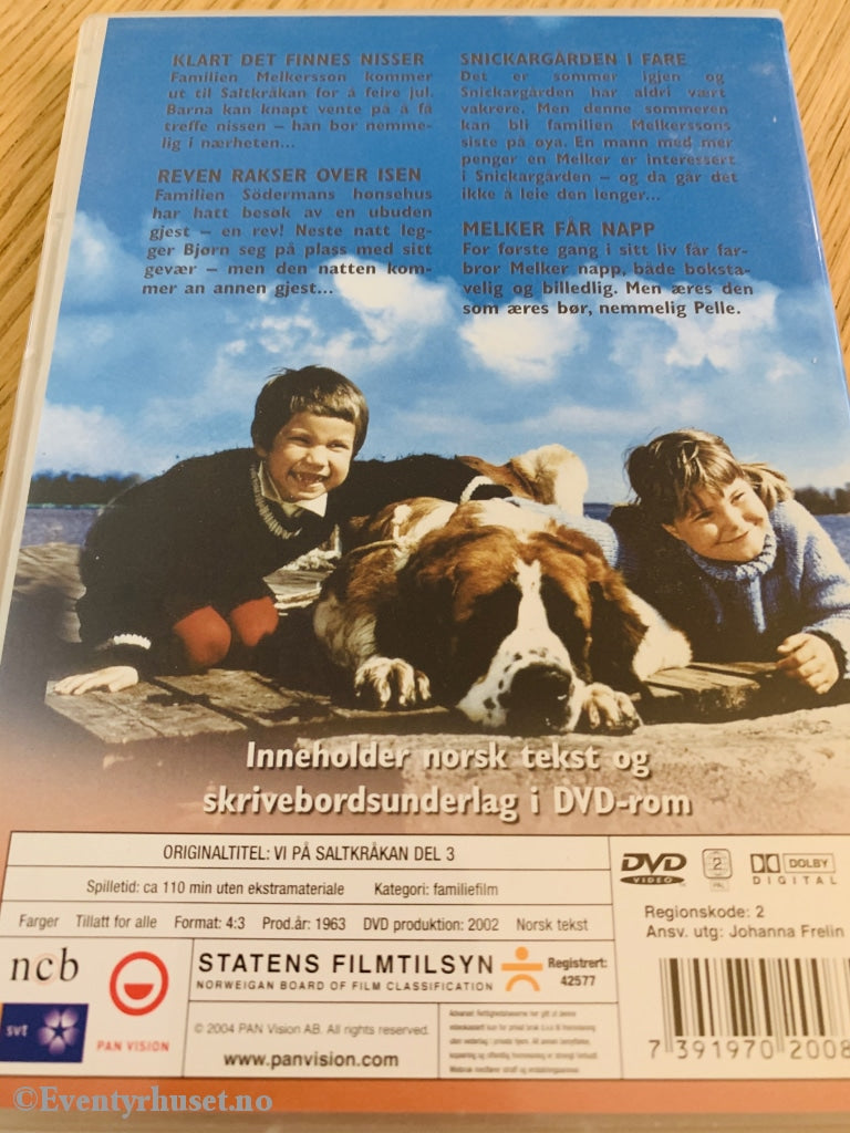 Astrid Lindgren. 1963. Vi På Saltråkan - Del 3 Av Reven Rasker Over Isen. Dvd. Dvd