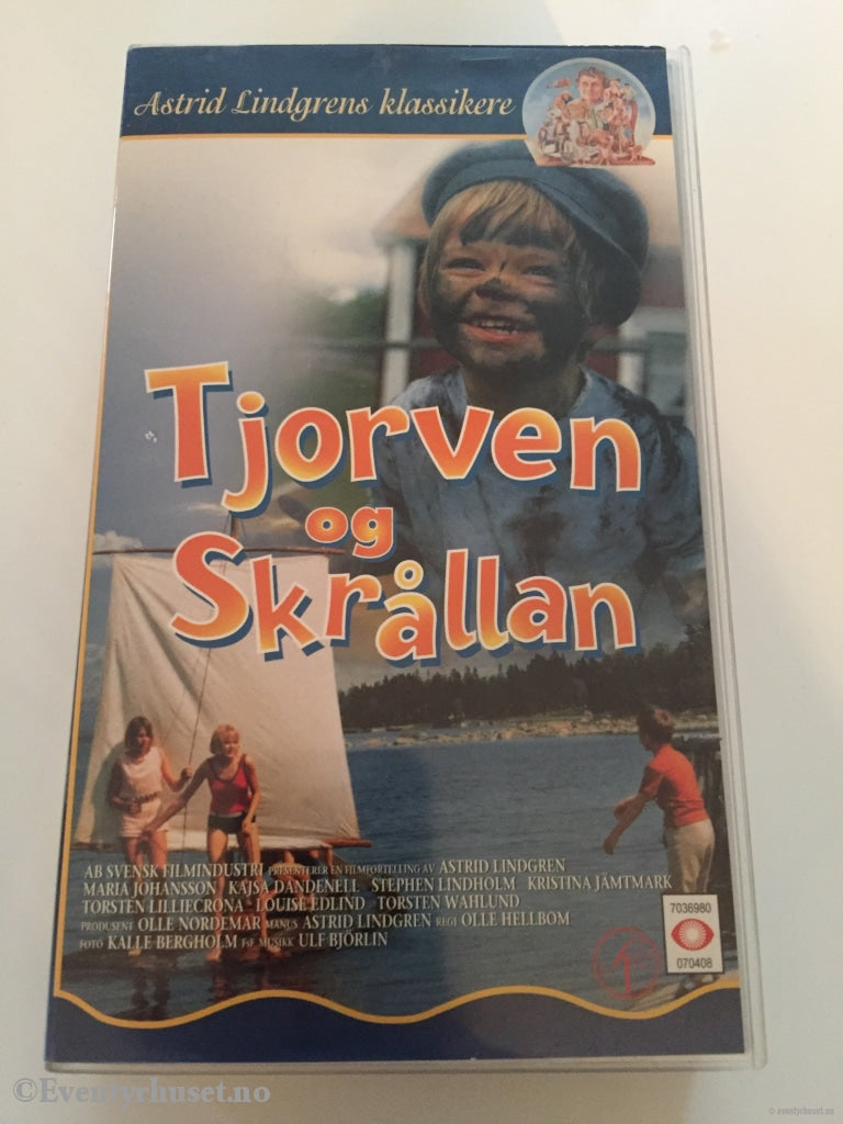 Astrid Lindgren. 1965. Tjorven Og Skrållan. Lindgrens Klassikere. Vhs. Vhs