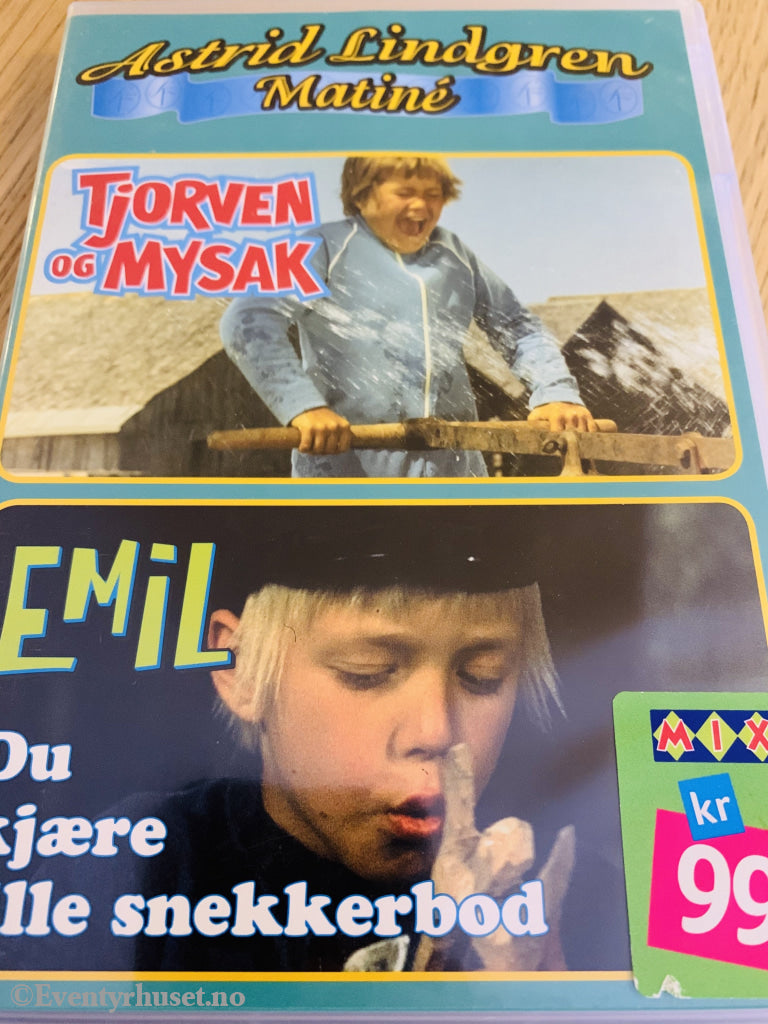 Astrid Lindgren. 1966/71. Matiné - Tjorven Og Mysak / Emil Du Kjære Lille Snekkerbod. Dvd. Dvd