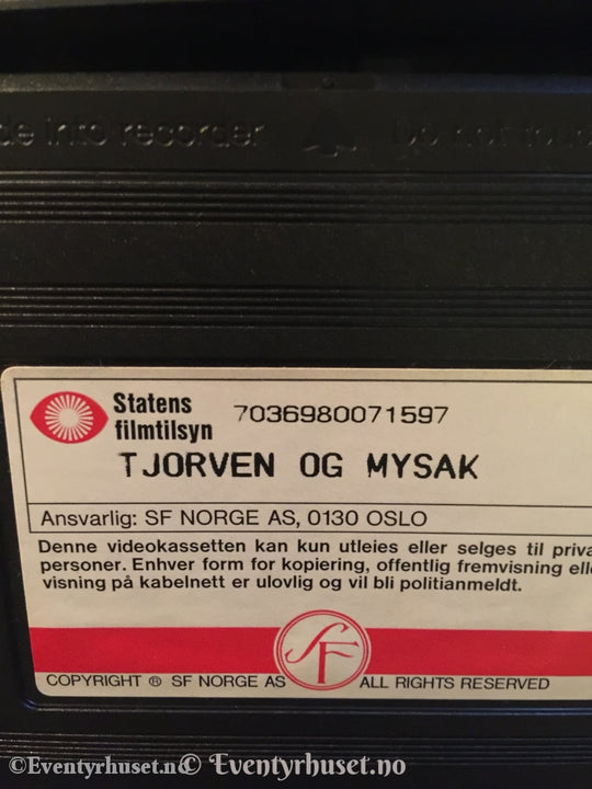 Astrid Lindgren. 1966. Tjorven Og Mysak. Vhs. Vhs