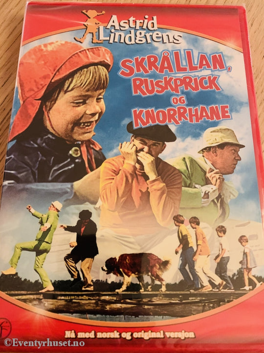 Astrid Lindgren. 1967. Skrållan Ruskprick Og Knorrhane. Dvd Ny I Plast!