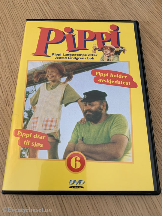 Astrid Lindgren. 1969. Pippi 6: Drar Til Sjøs. Dvd. Dvd