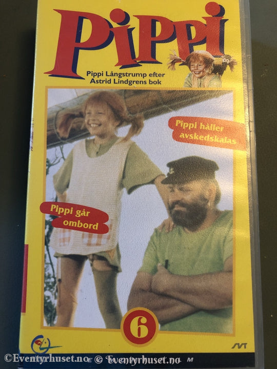 Astrid Lindgren. 1969. Pippi Går Ombord. Holder Avskjedskalas. Vhs. Vhs