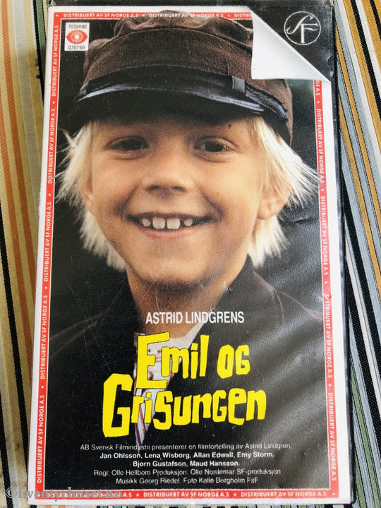 Astrid Lindgren. 1972. Emil Og Grisungen. Vhs. Vhs