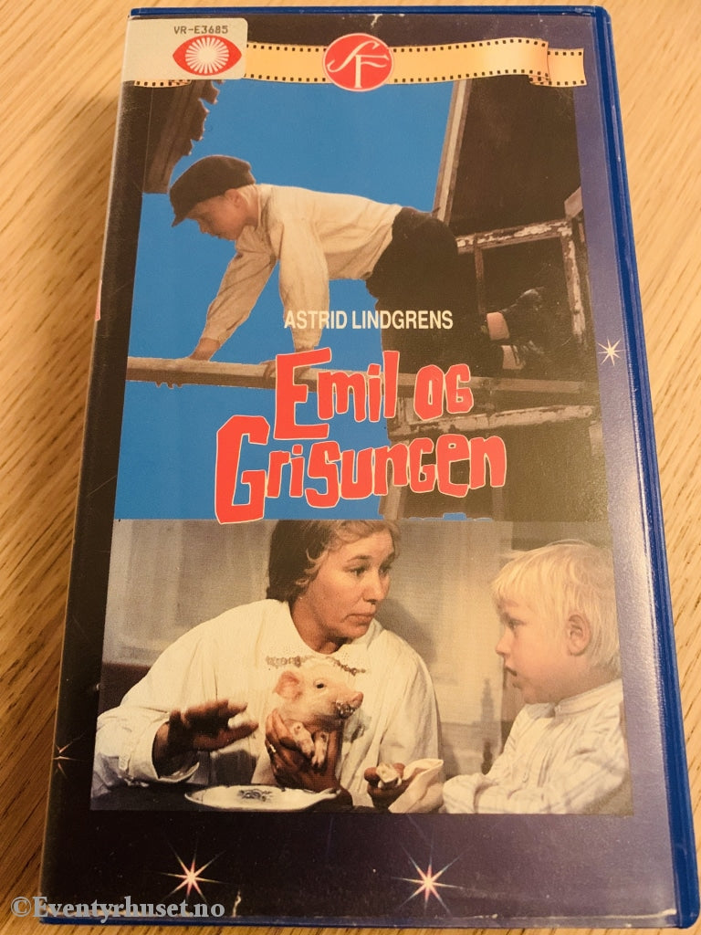 Astrid Lindgren. 1972. Emil Og Grisungen. Vhs. Vhs