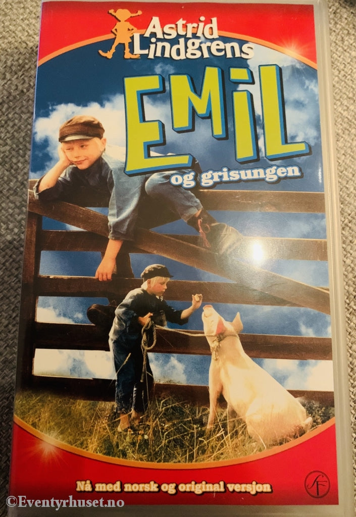 Astrid Lindgren. 1972. Emil Og Grisungen. Vhs. Vhs