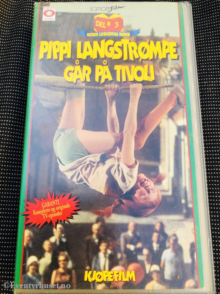 Astrid Lindgren. 1972. Pippi Langstrømpe Går På Tivoli. Vhs. Vhs