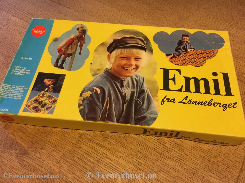Astrid Lindgren. 1973. Emil Fra Lønneberget. Brettspill. Brettspill
