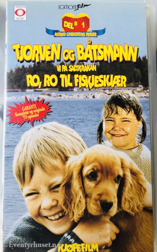 Astrid Lindgren. 1975. Tjorven Og Båtsmann. Komplett Samling I Del 1-6. Vhs. Vhs