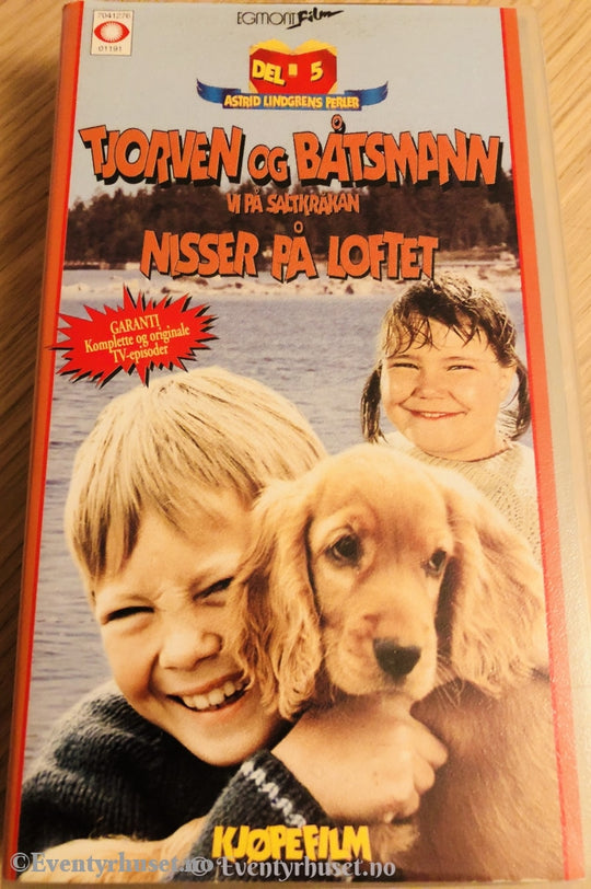 Astrid Lindgren. 1975. Tjorven Og Båtsmann. Vi På Saltkråkan. Nisser Loftet. Vhs. Vhs