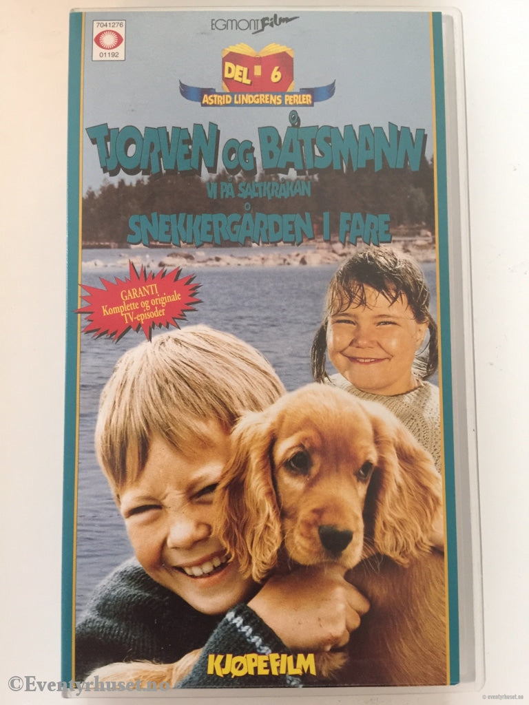 Astrid Lindgren. 1975. Tjorven Og Båtsmann. Vi På Saltkråkan. Snekkergården I Fare. Vhs