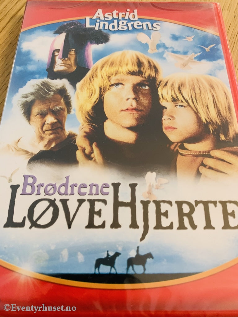 Astrid Lindgren. 1977. Brødrene Løvehjerte. Dvd Ny Plast!