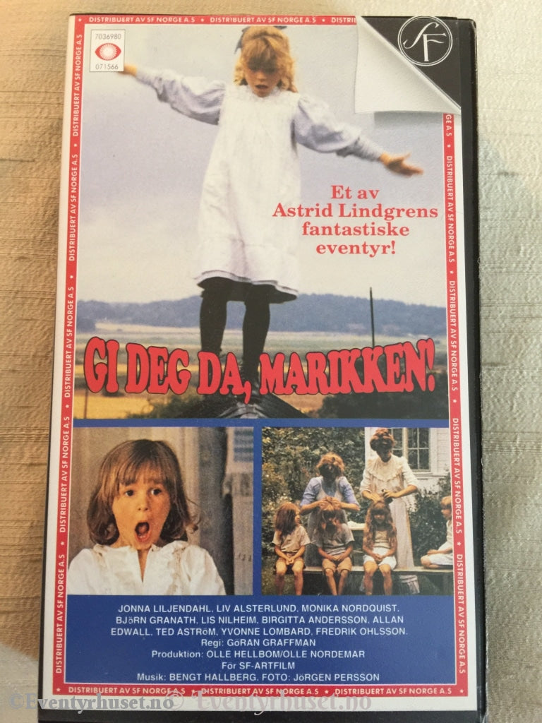 Astrid Lindgren. 1979. Gi Deg Da Marikken! Vhs. Vhs