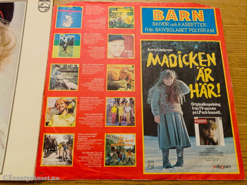 Astrid Lindgren. 1979. Madicken. Lp. Lp Plate