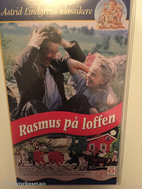 Astrid Lindgren. 1981. Rasmus På Loffen. Lindgrens Klassikere. Vhs. Vhs