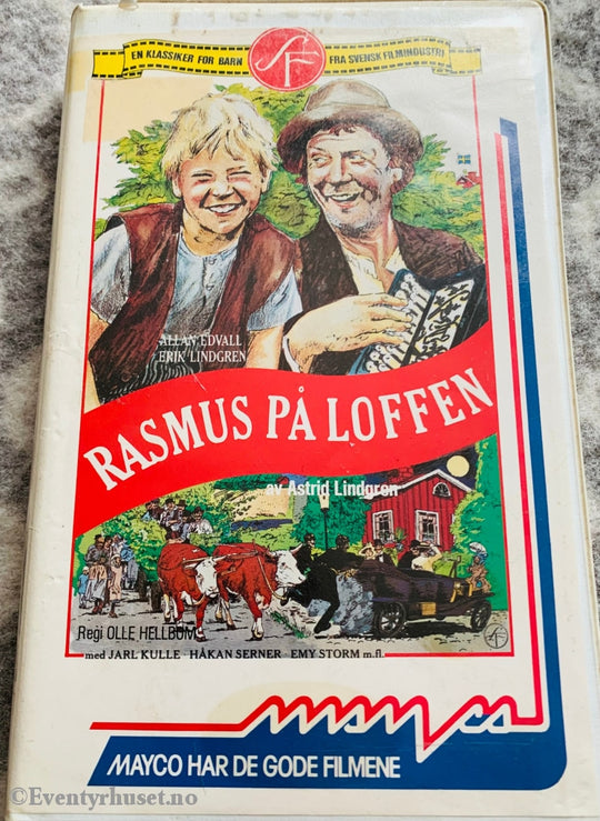 Astrid Lindgren. 1981. Rasmus På Loffen. Vhs Big Box. Box