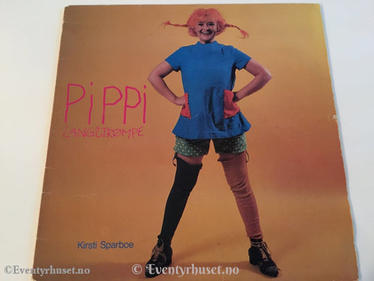 Astrid Lindgren. 1984. Pippi Langstrømpe Med Kirsti Sparboe. Lp. Lp Plate