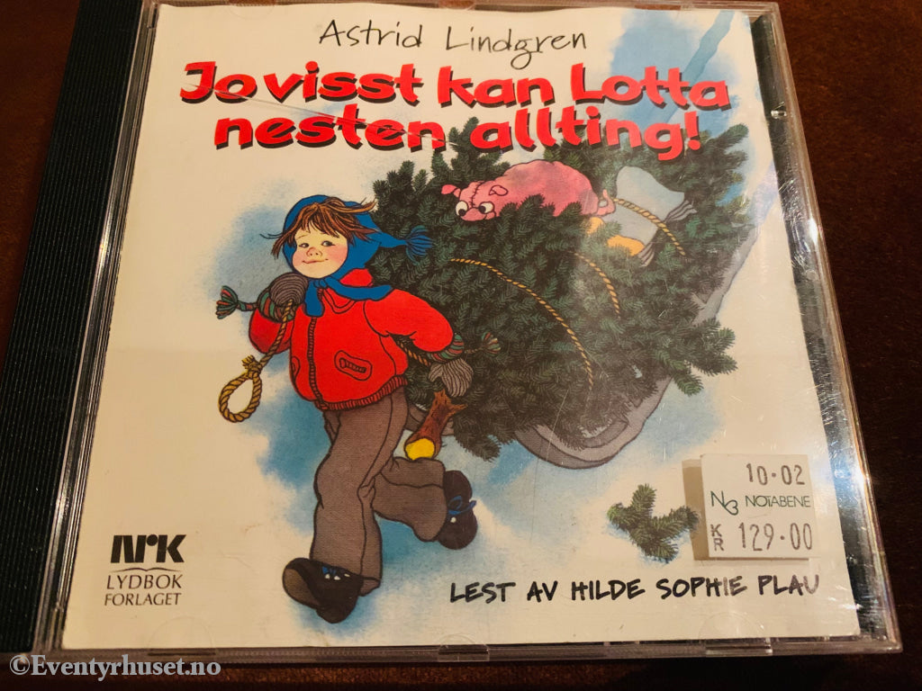 Astrid Lindgren. 1986/01. Jo Visst Kan Lotta Nesten Allting! Lydbok På Cd. Cd