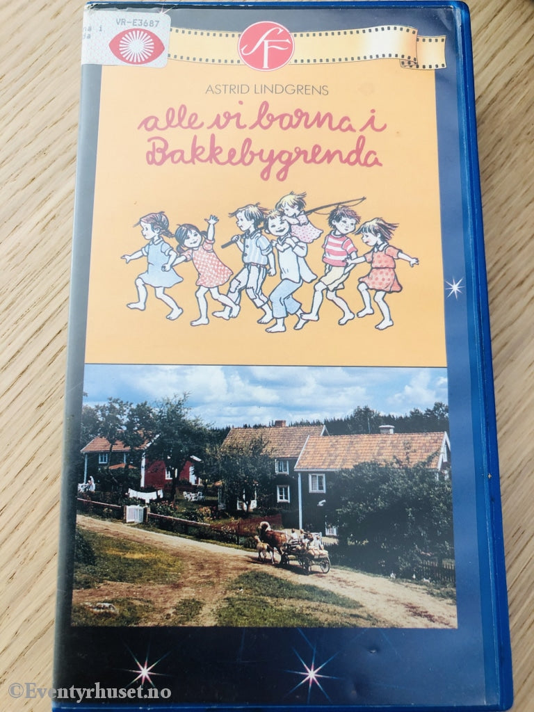 Astrid Lindgren. 1986. Alle Vi Barna I Bakkebygrenda. Vhs. Vhs
