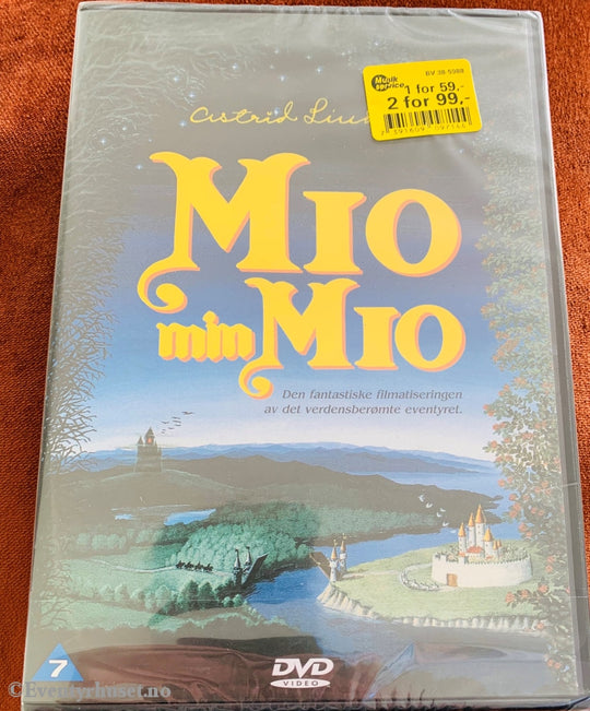 Astrid Lindgren. 1987. Mio Min Mio. Dvd. Ny I Plast! Dvd