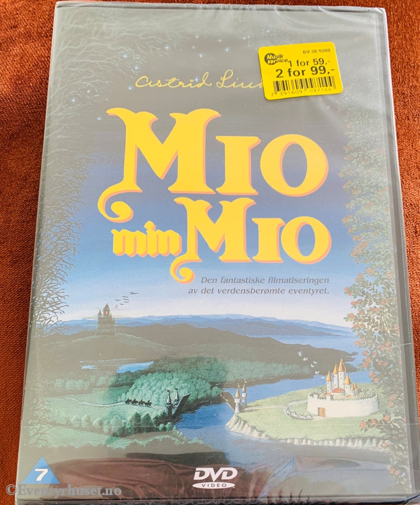 Astrid Lindgren. 1987. Mio Min Mio. Dvd. Ny I Plast! Dvd