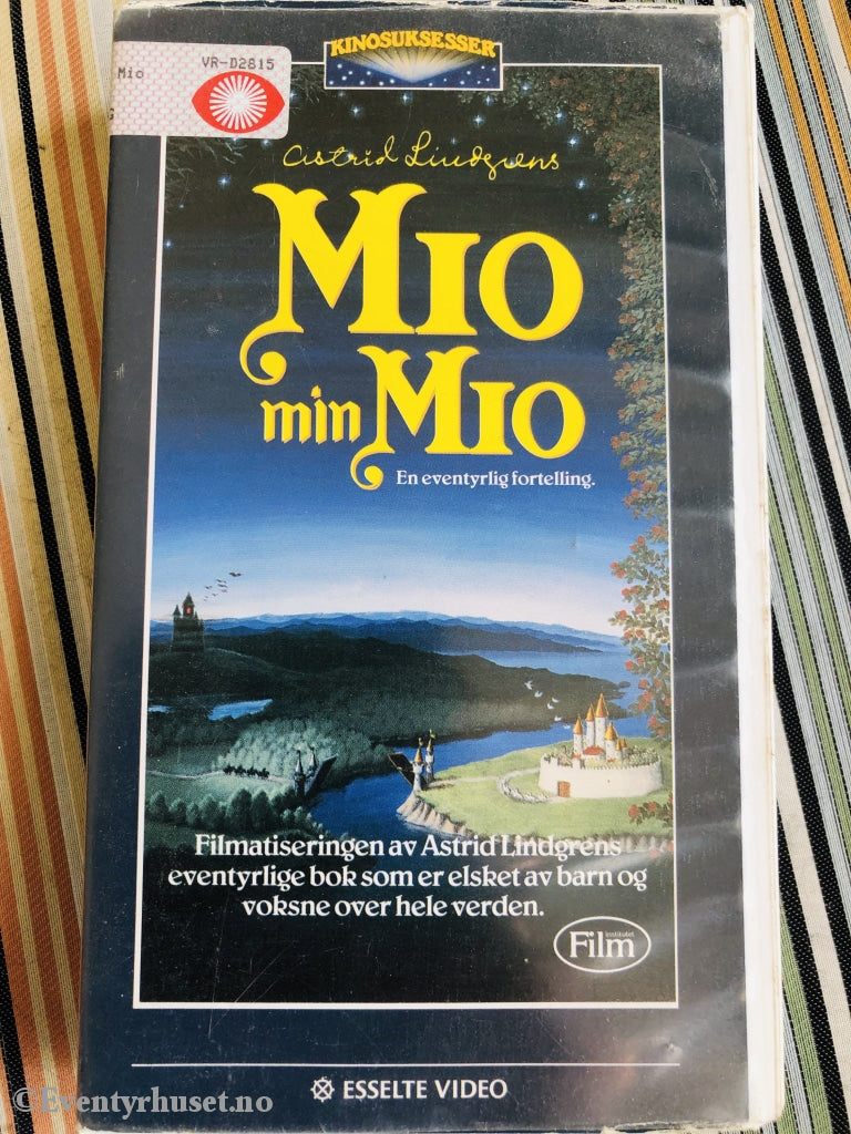 Astrid Lindgren. 1987. Mio Min Mio. Vhs. Vhs