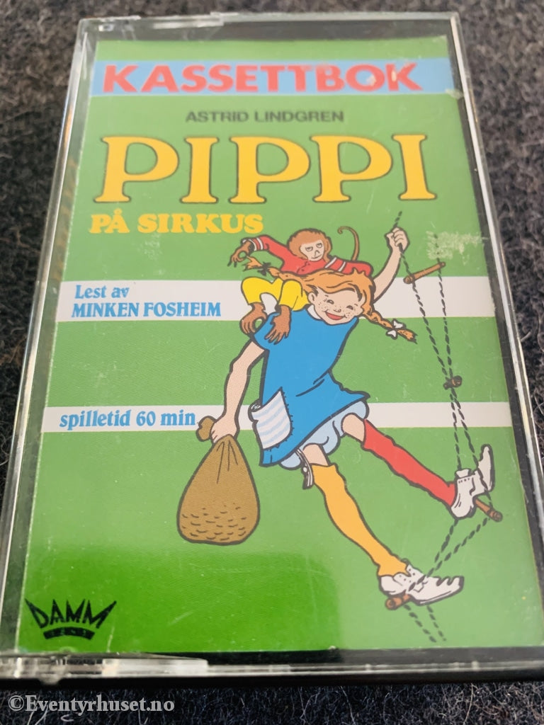 Astrid Lindgren. 1987. Pippi På Sirkus. Kassett. Kassett (Mc)