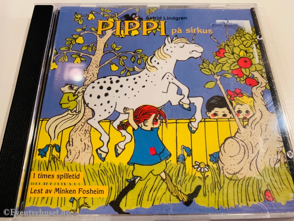 Astrid Lindgren. 1987. Pippi På Sirkus. Lest Av Minken Fossheim. Cd. Lydbok