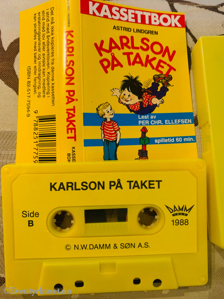 Astrid Lindgren. 1988. Karlson På Taket. Kassettbok