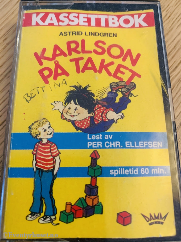 Astrid Lindgren. 1988. Karlson På Taket. Kassettbok