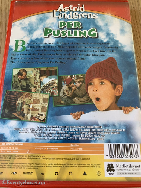 Astrid Lindgren. 1990. Per Pusling. Dvd. Dvd