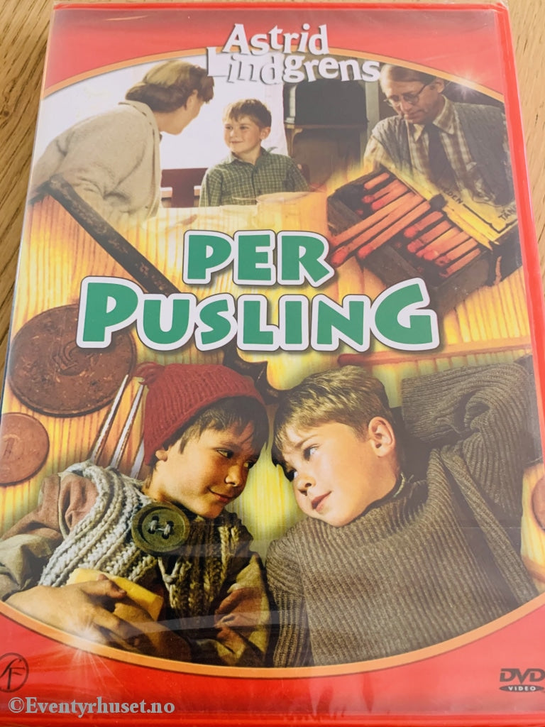 Astrid Lindgren. 1990. Per Pusling. Dvd Ny I Plast!