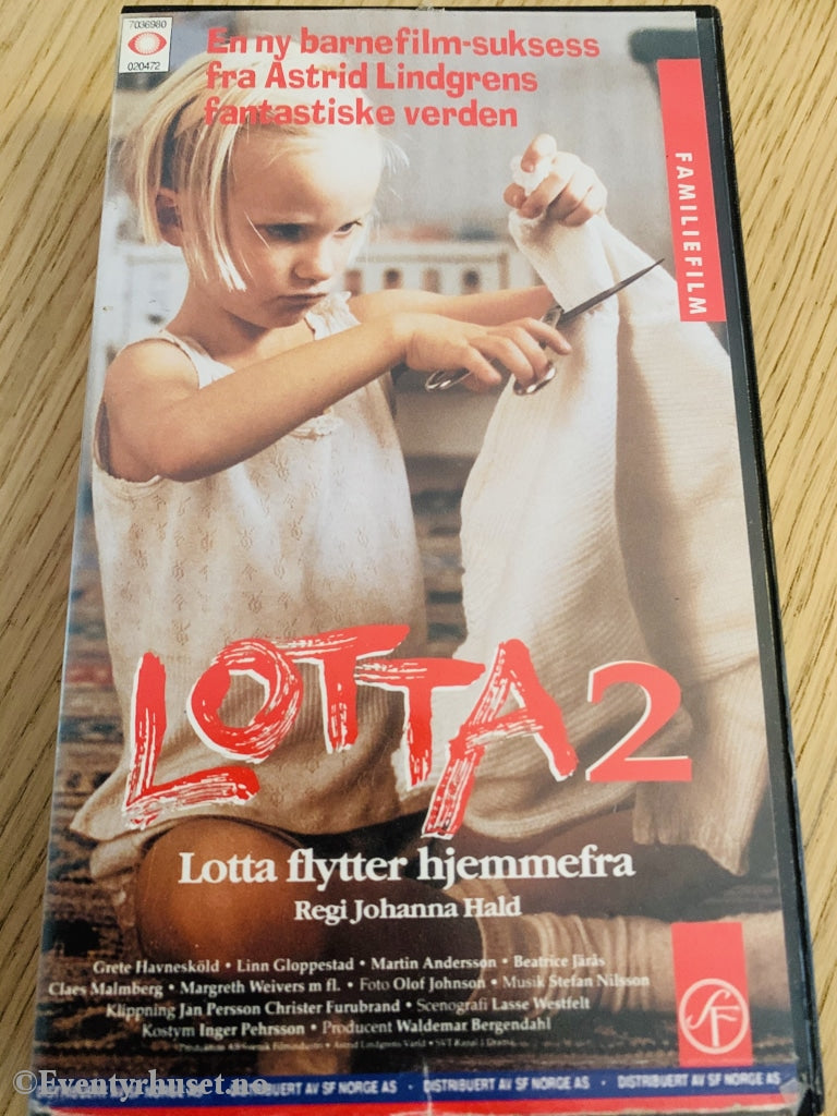 Astrid Lindgren. 1993. Lotta 2. Vhs. Vhs