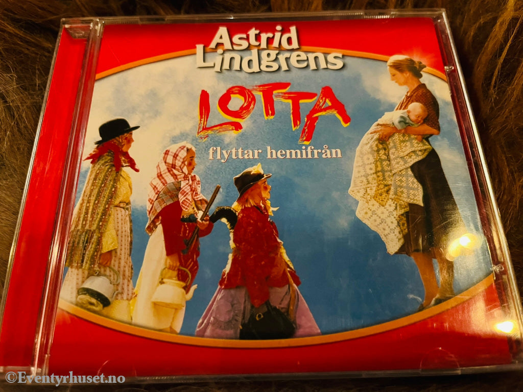 Astrid Lindgren. 1993. Lotta Flyttar Hemifrån. Cd. Lydbok