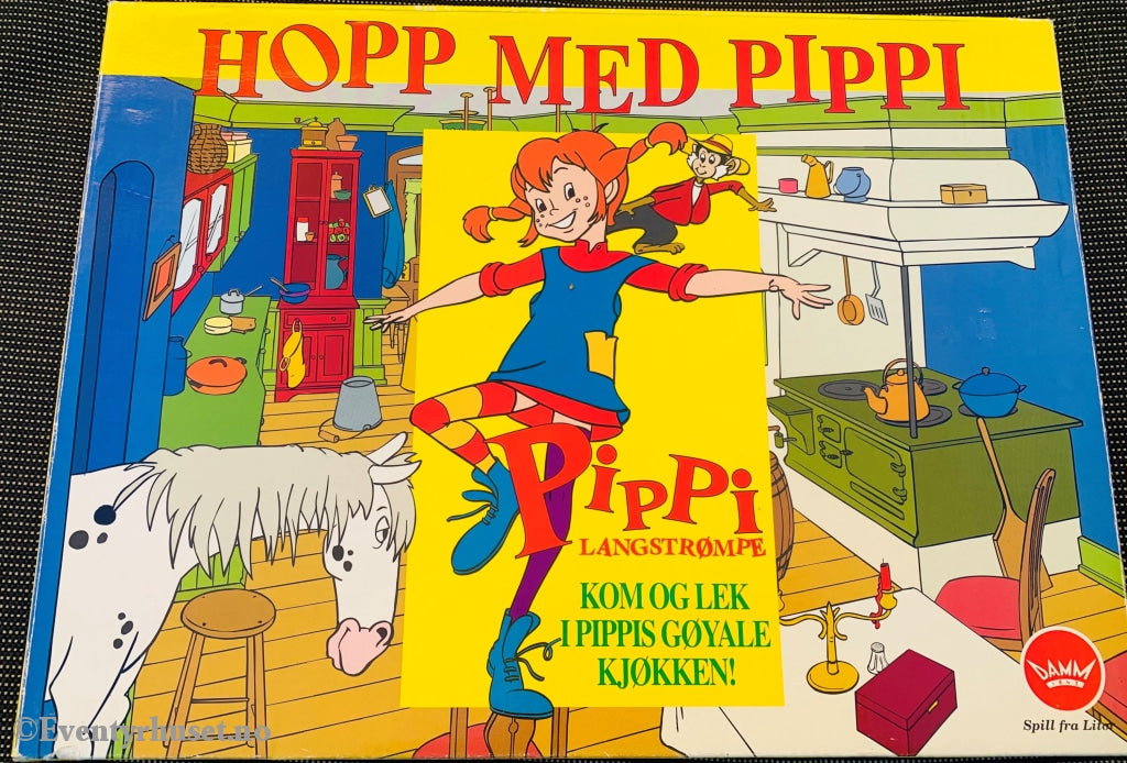 Astrid Lindgren. 1997. Hopp Med Pippi. Brettspill. Brettspill