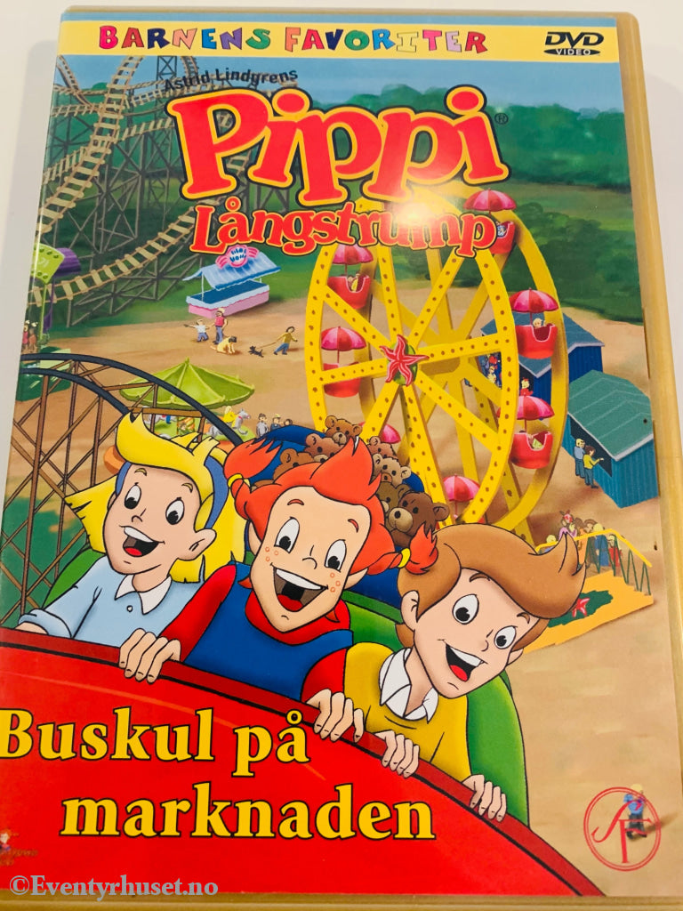 Astrid Lindgren. 1997. Pippi Långstrump - Buskul På Marknaden. Dvd. Svensk Utgave. Dvd