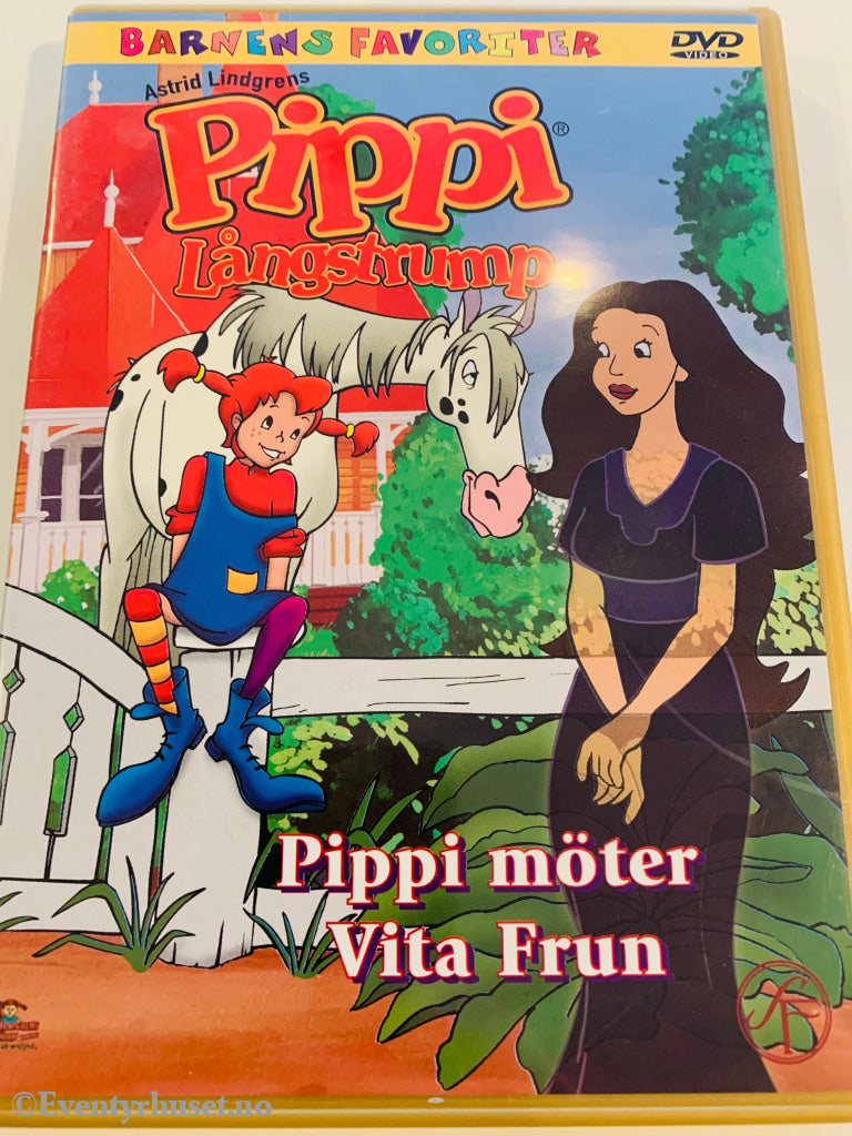 Astrid Lindgren. 1997. Pippi Långstrump Möter Vita Frun. Dvd. Svensk Utgave. Dvd