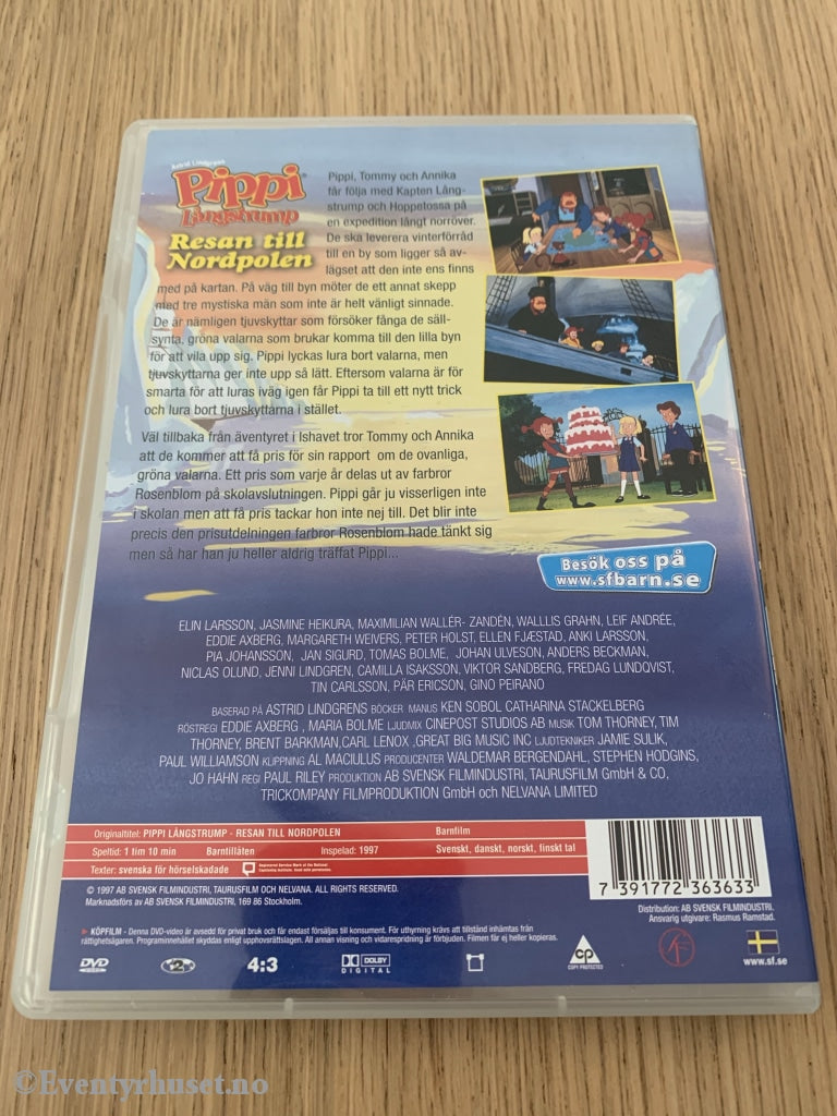 Astrid Lindgren. 1997. Resan Till Nordpolen. Dvd. Dvd