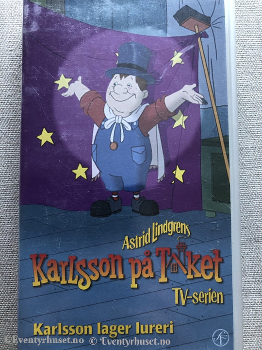 Astrid Lindgren. 2002. Karlsson Lager Lureri. Vhs. Vhs