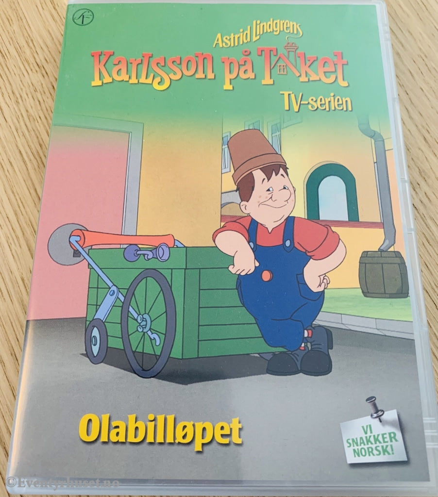 Astrid Lindgren. 2002. Karlsson På Taket. Olabilløpet. Dvd. Dvd