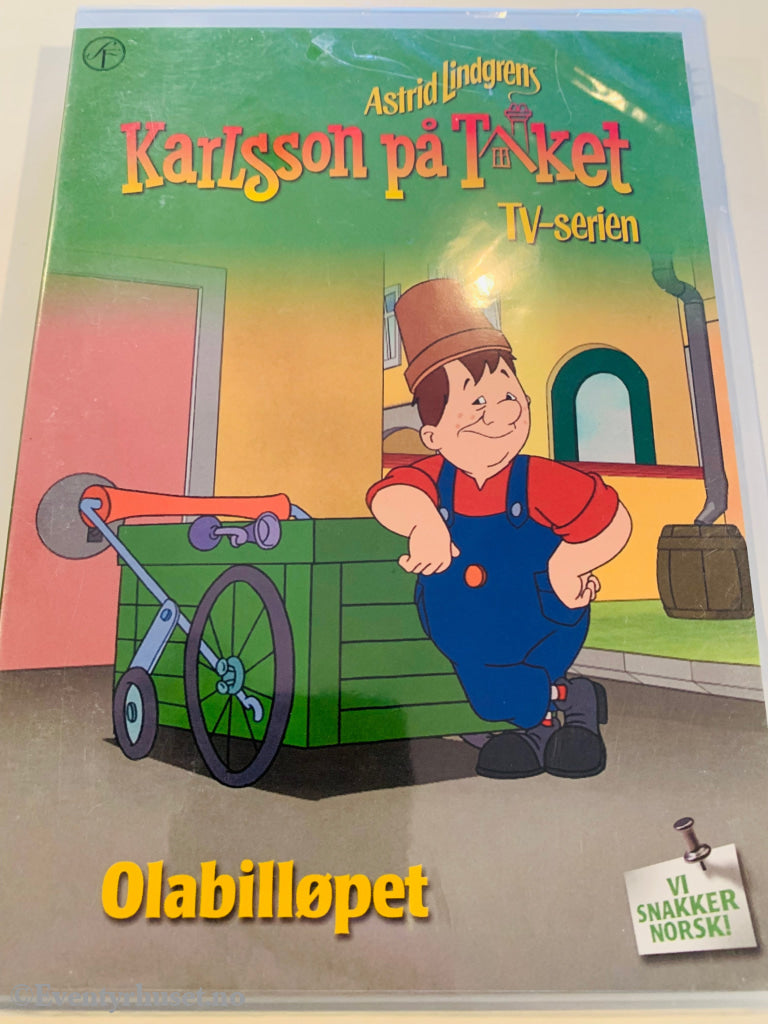 Astrid Lindgren. 2002. Karlsson På Taket. Olabilløpet. Dvd. Ny I Plast! Dvd