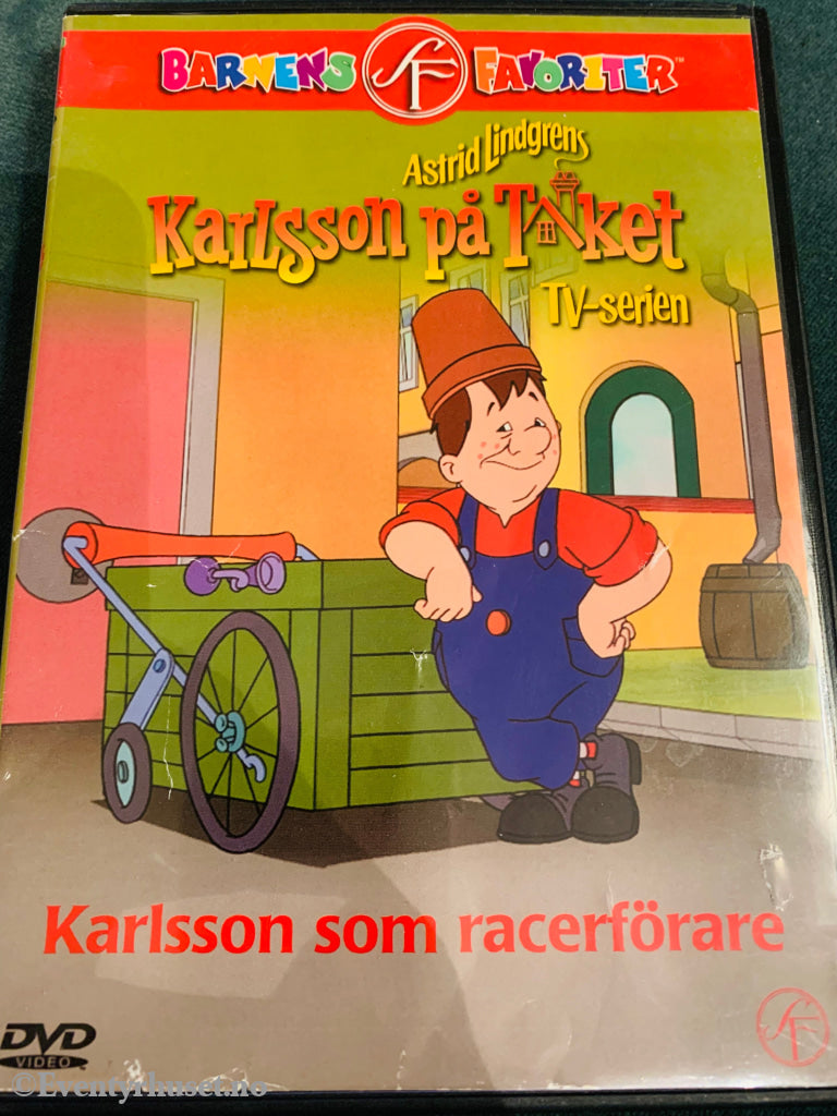 Astrid Lindgren. 2002. Karlsson På Taket. Som Racerförare (Olabilløpet). Dvd. Dvd