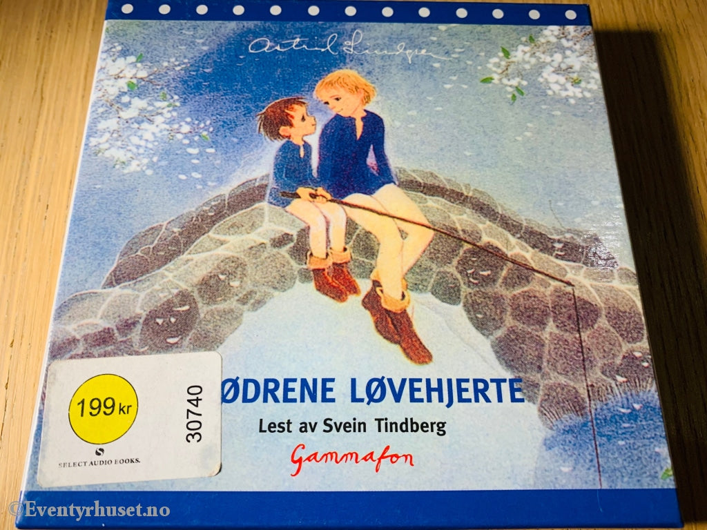 Astrid Lindgren. 2003. Brødrene Løvehjerte. Lydbok På 5 Cd.