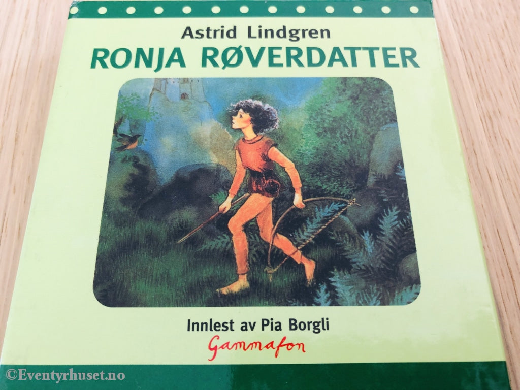 Astrid Lindgren. 2003. Ronja Røverdatter. Lydbok På 5 Cd.