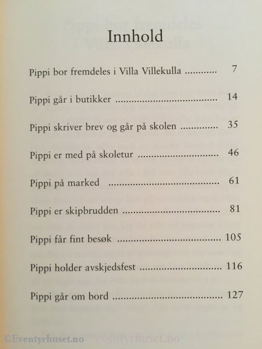 Astrid Lindgren. 2004. Pippi Går Ombord. Fortelling